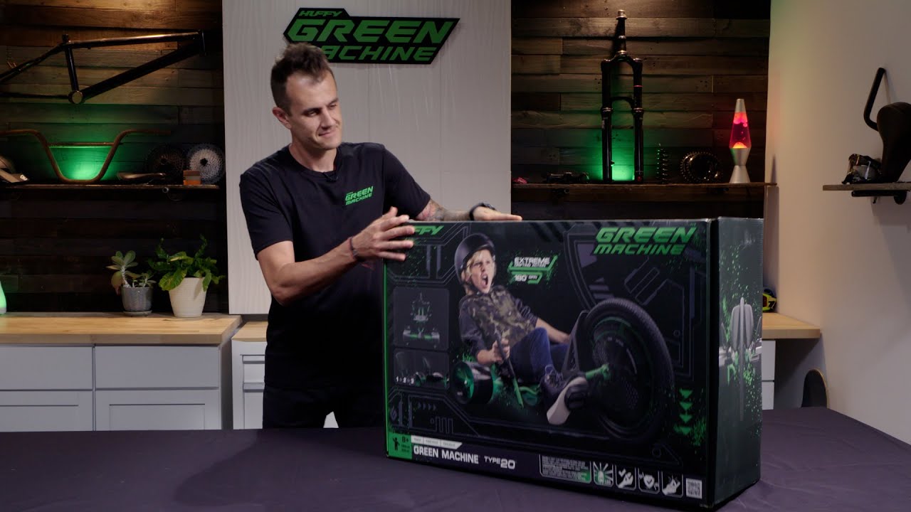 Huffy | Green Machine | Unboxing and Assembly | 20 inch Drift Trike