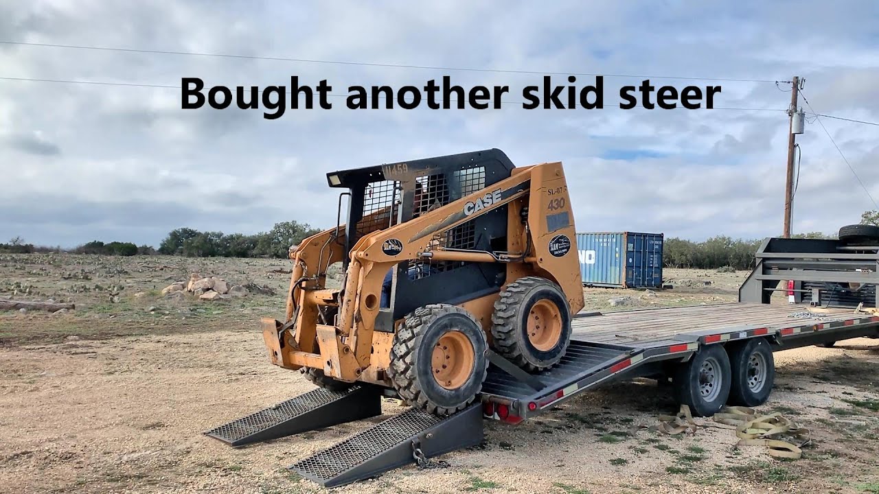 We got a new to us skid steer