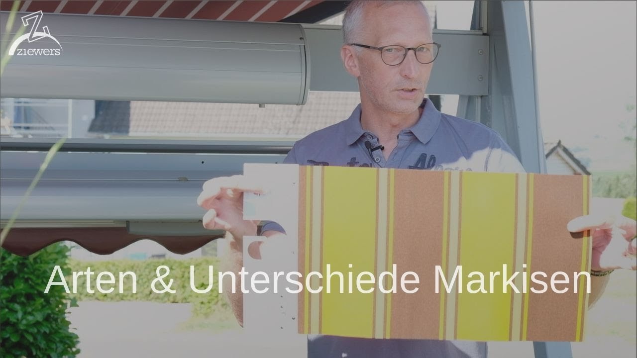 Unterschiedliche Markisenarten leicht erkl&auml;rt
