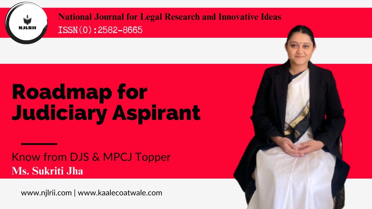 From Law School to Civil Judge: The inspiring journey of DJS Exam topper Ms. Sukriti Jha || NJLRII