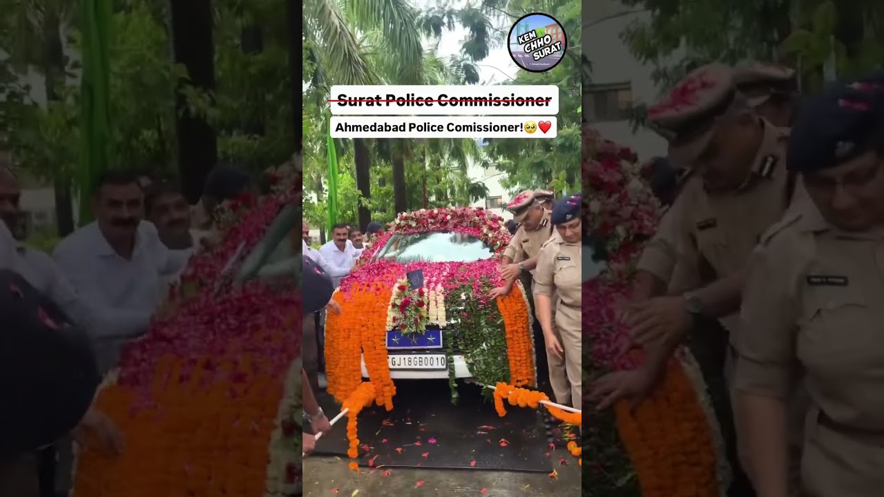 Surat Will Miss You Sir🥺❤️🙏 #kemchhosurat #surat #gujaratpolice #suratpolice