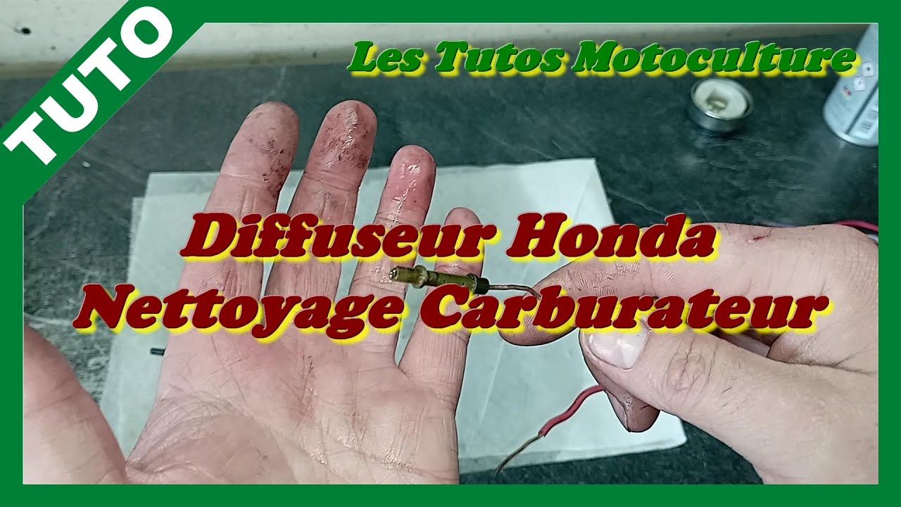 Carburateur Honda GC GCV , Nettoyage diffuseur !!!