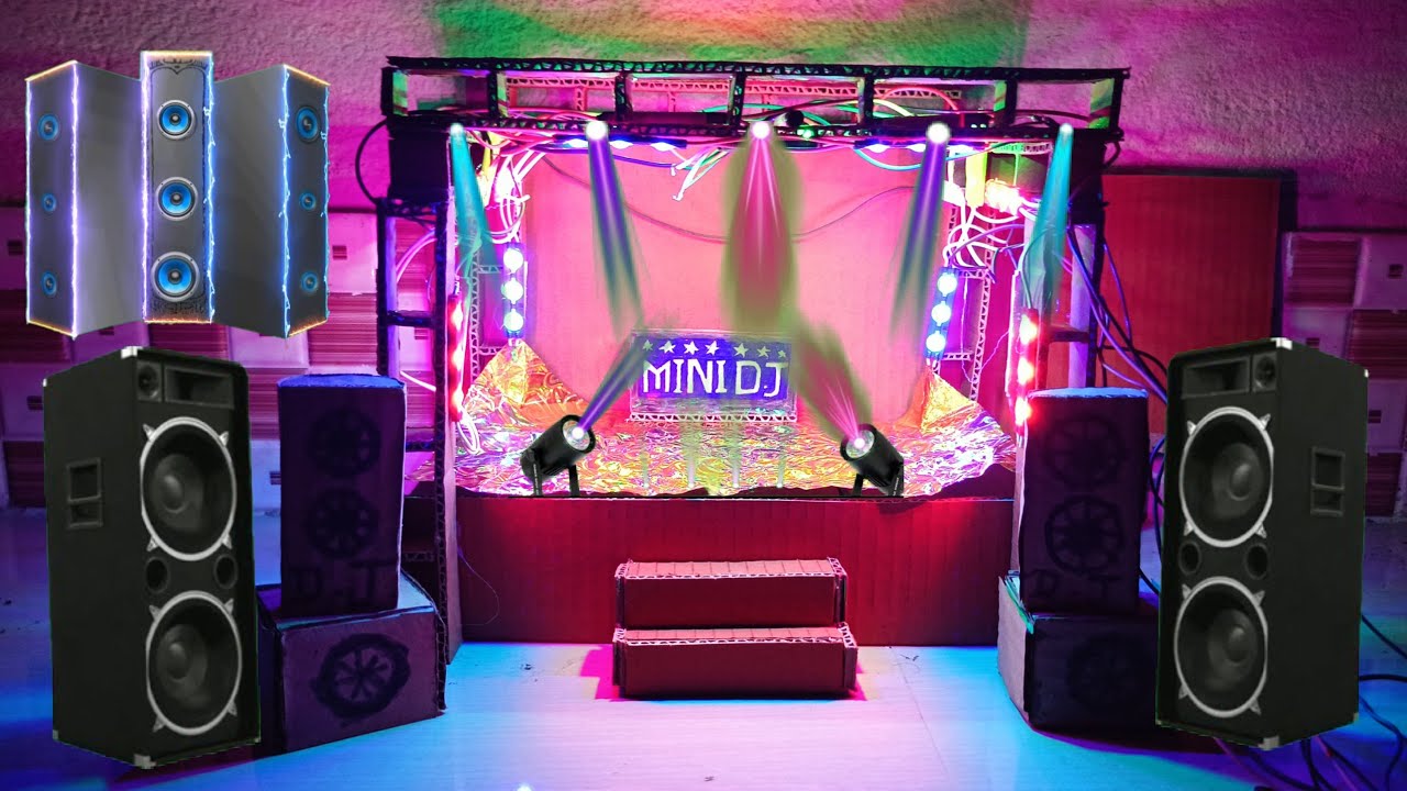 Mini stage making video at home 