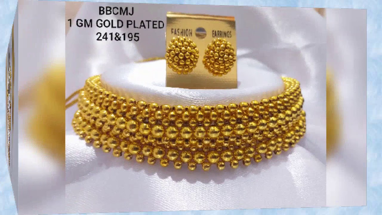 Kolhapuri Thushi saaj - 1 gram gold plated
