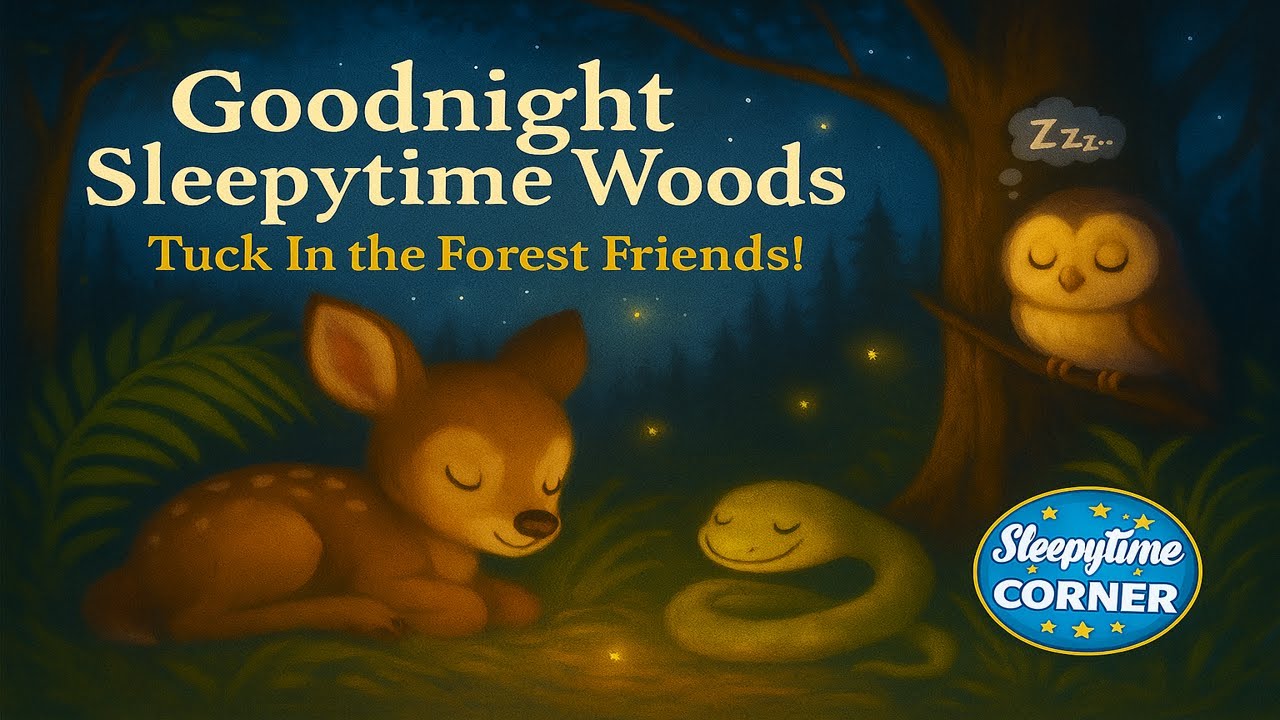 Goodnight Sleepytime Woods 🌙 Tuck In the Forest Friends! | Gentle Bedtime Story for Kids