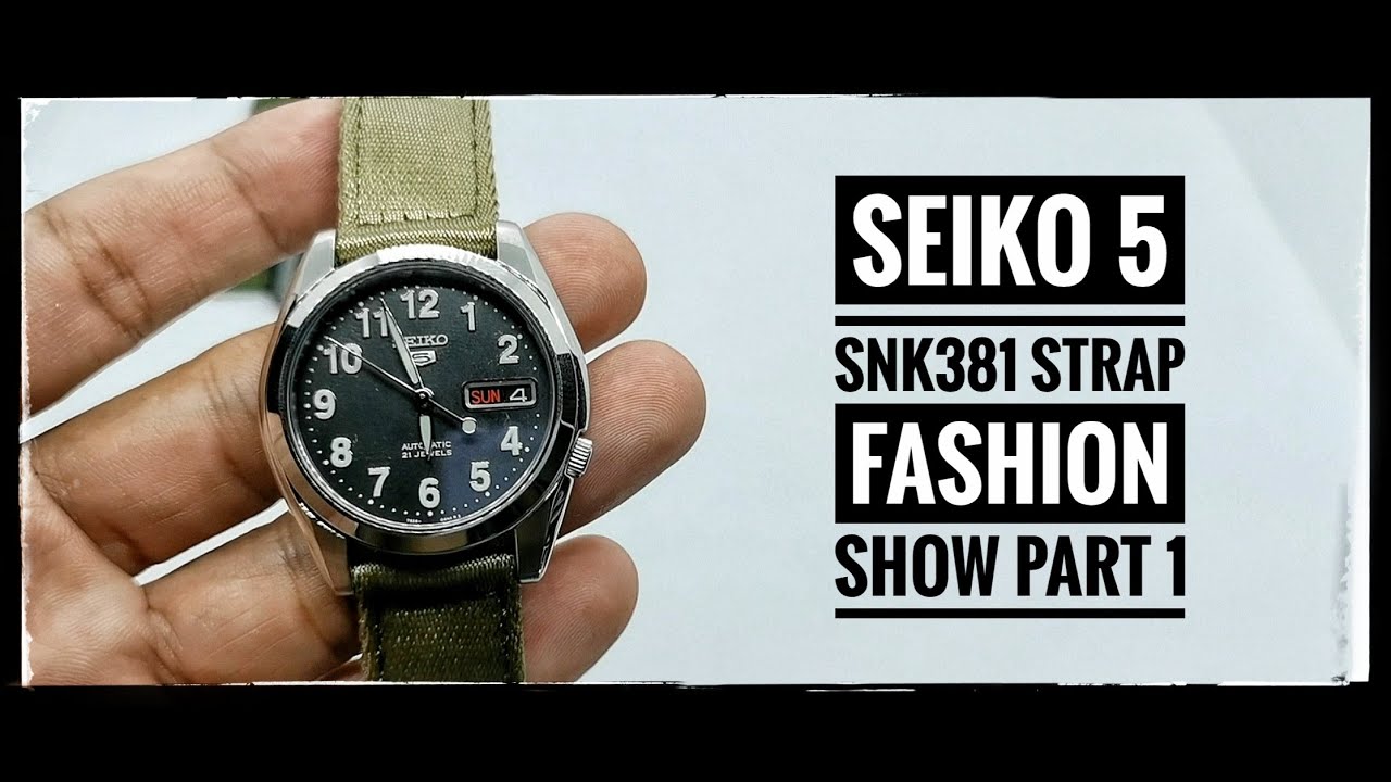 5 Best Straps for the Seiko 5 SNK381: Part 1