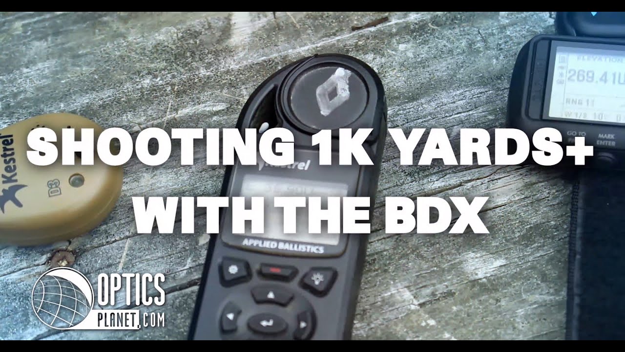 Sig Sauer Academy - Shooting 1K Yards With The BDX - Opticsplanet.com