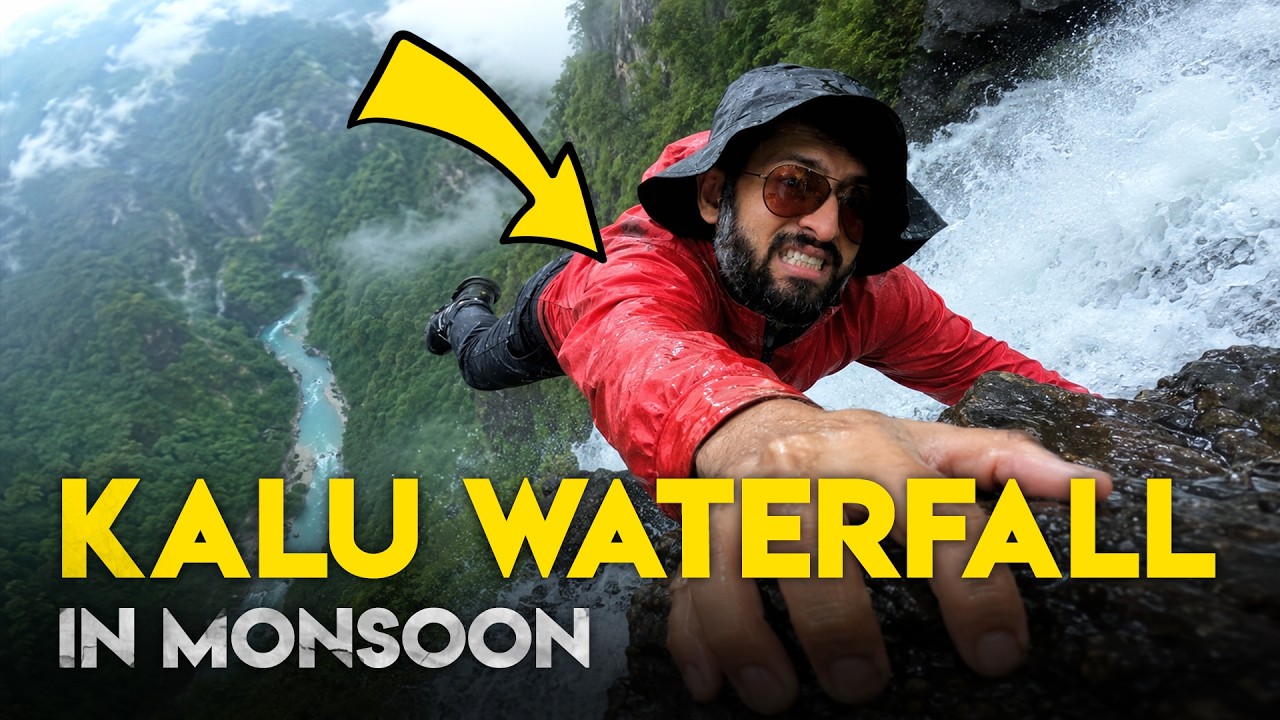 KALU WATERFALL TREK from Above!!... (I camped above Kalu Waterfall)