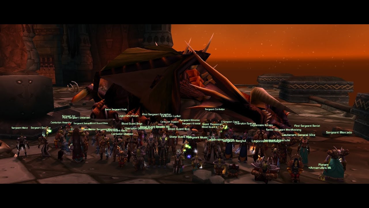 Calamity Blackwing Lair World First WoW Classic