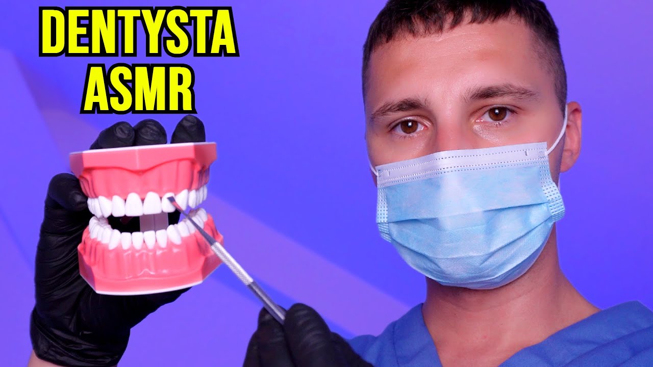ASMR po polsku 🇵🇱 - Profesjonalne Czyszczenie Zębów u Dentysty (roleplay na sen)