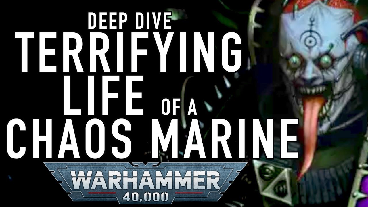 Chaos Space Marine Deep Dive , The Terrifying Life of Traitor Spacemarines in Warhammer 40K #wh40k