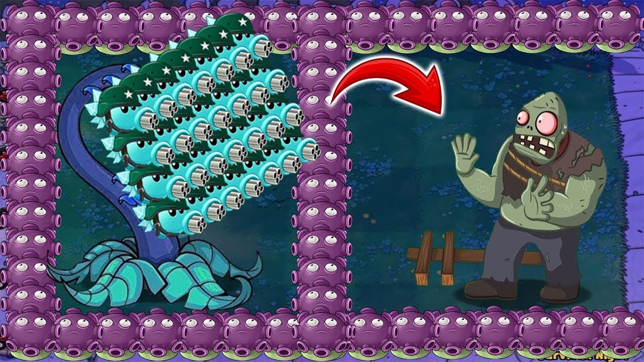 PLANTS VS ZOMBIES BATTLEZ || SNOW PEA GLOOM SHROOM VS GIGA-GARGANTUAR ALL ZOMBIE DR.ZOMBOSS