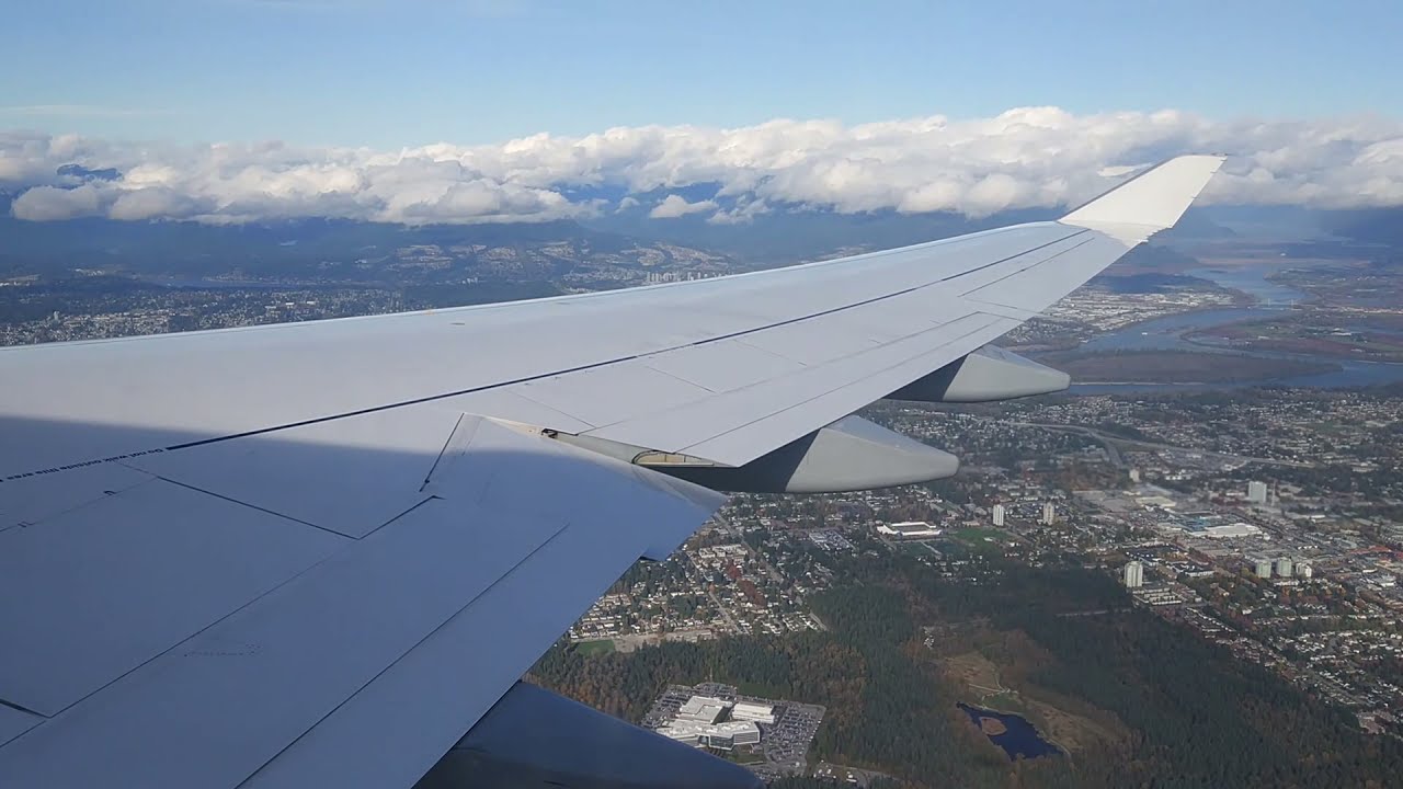 A Landing at YVR (Vancouver International Airport)