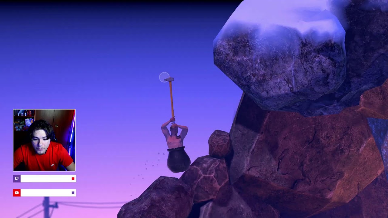 [10/366] 🟨 Rocket League -) Getting Over It -) a Diffucult game about Climning🟨