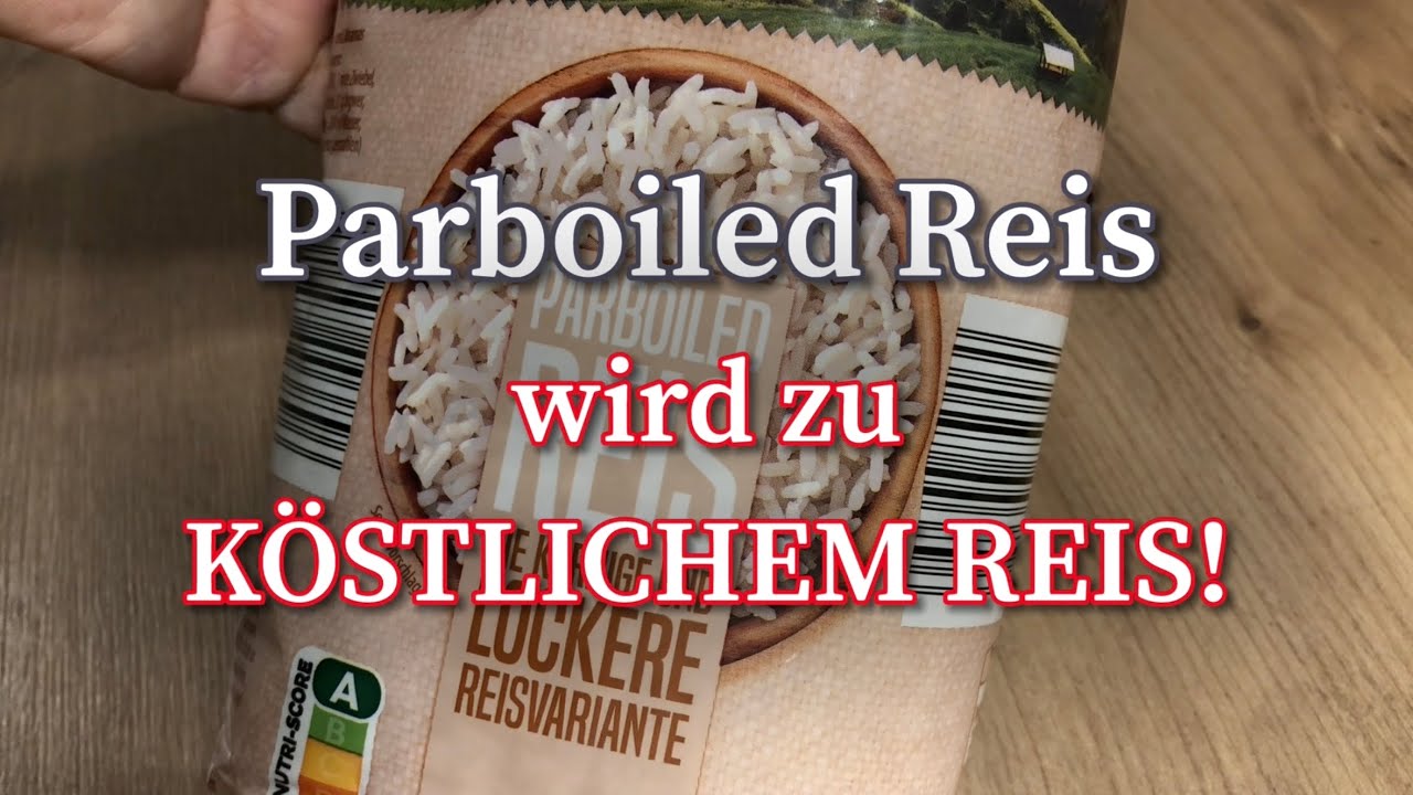 [Parboiled Reis] wird im Zojirushi Reiskocher zu köstlichem Reis!