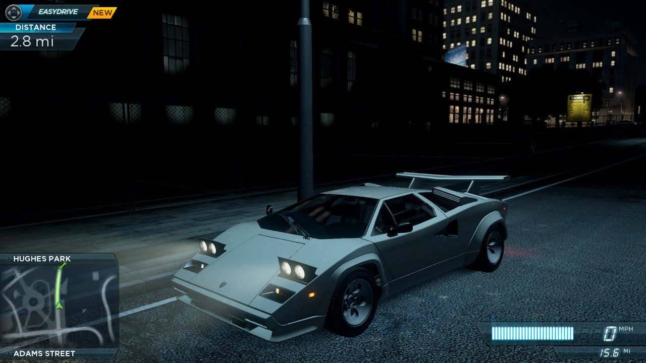 first time playing need for speed most wanted E1