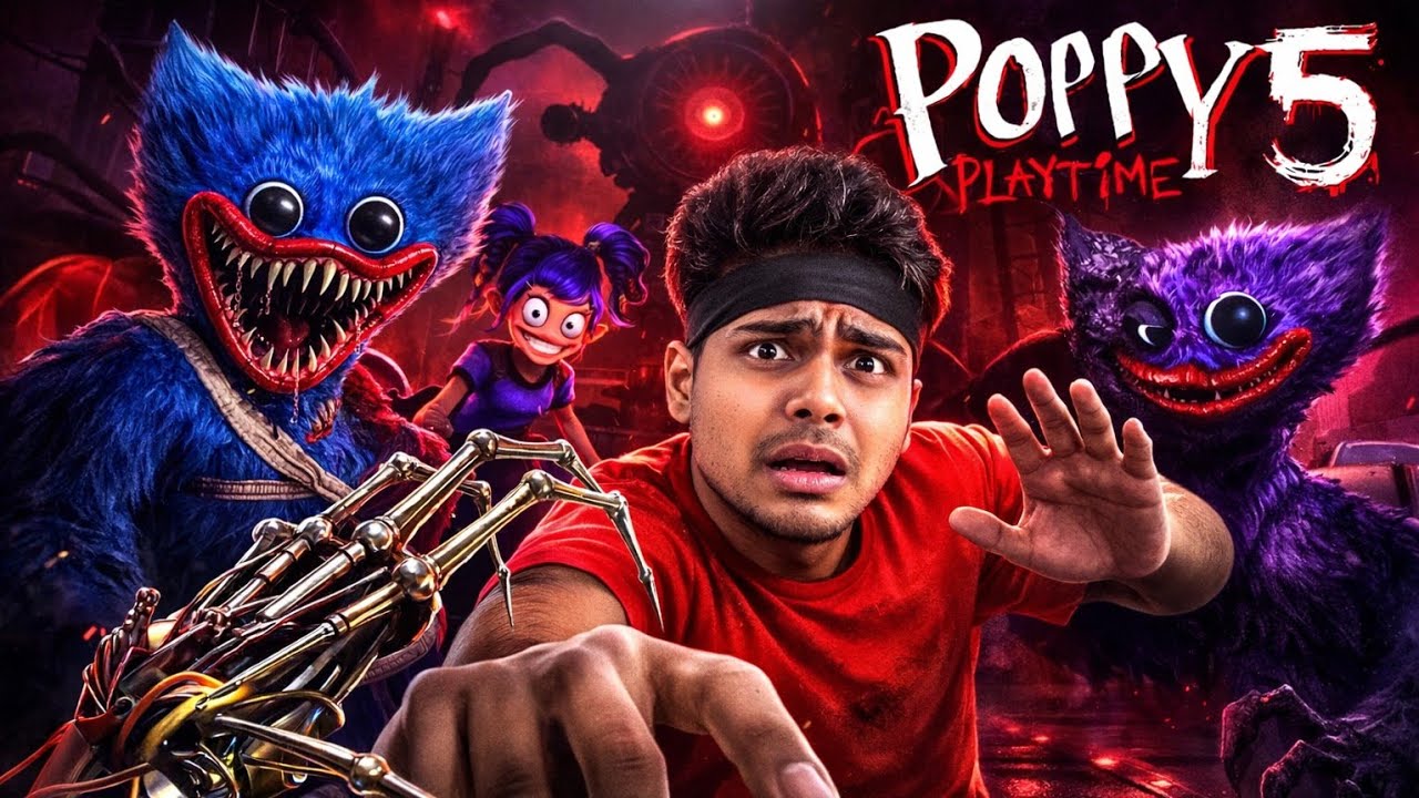 Finally Played Poppy Playtime Chapter 5 😱 Full Horror Gameplay