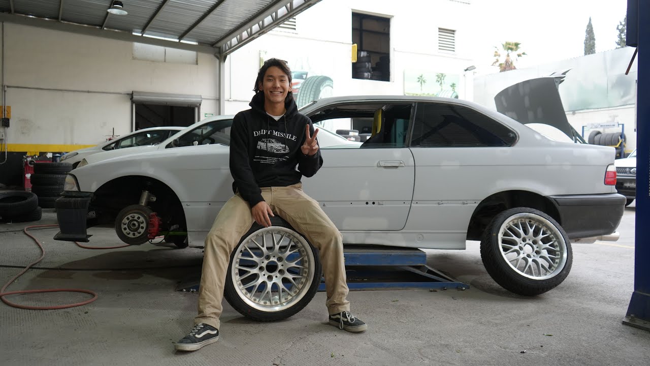 NUEVOS RINES Y LLANTAS AL E36 DE DRIFT | Kenyi Nakamura