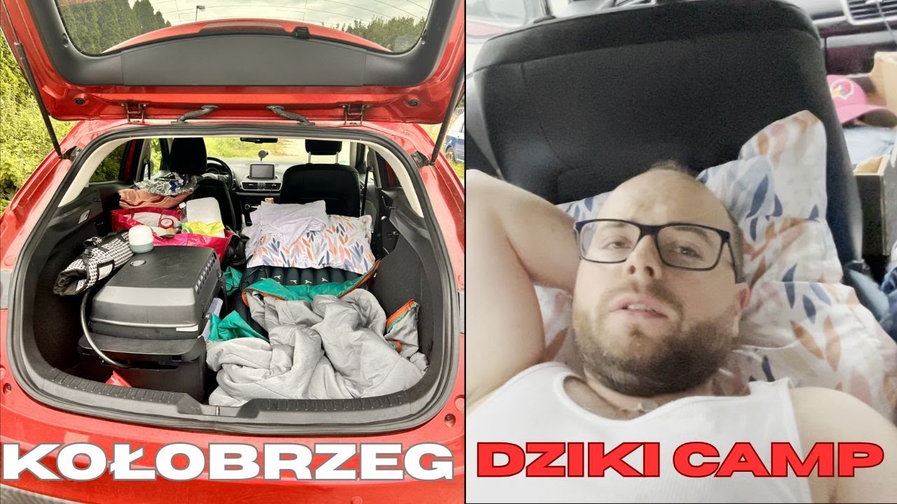 Dziki Camping z sarnami pod Kołobrzegiem⛺️𐂂⚓️ Mielno dalej niszczy✌️