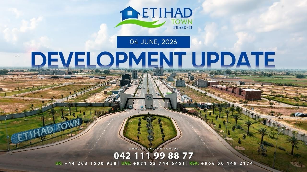 Обновленная информация о ходе строительства второй фазы жилого комплекса Etihad Town | 4 июня 202...