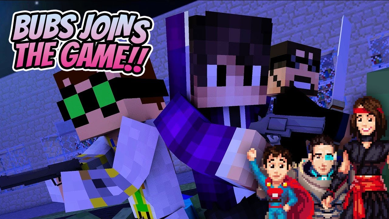 3 NOOBS PLAY MINECRAFT: BUBS JOINS!