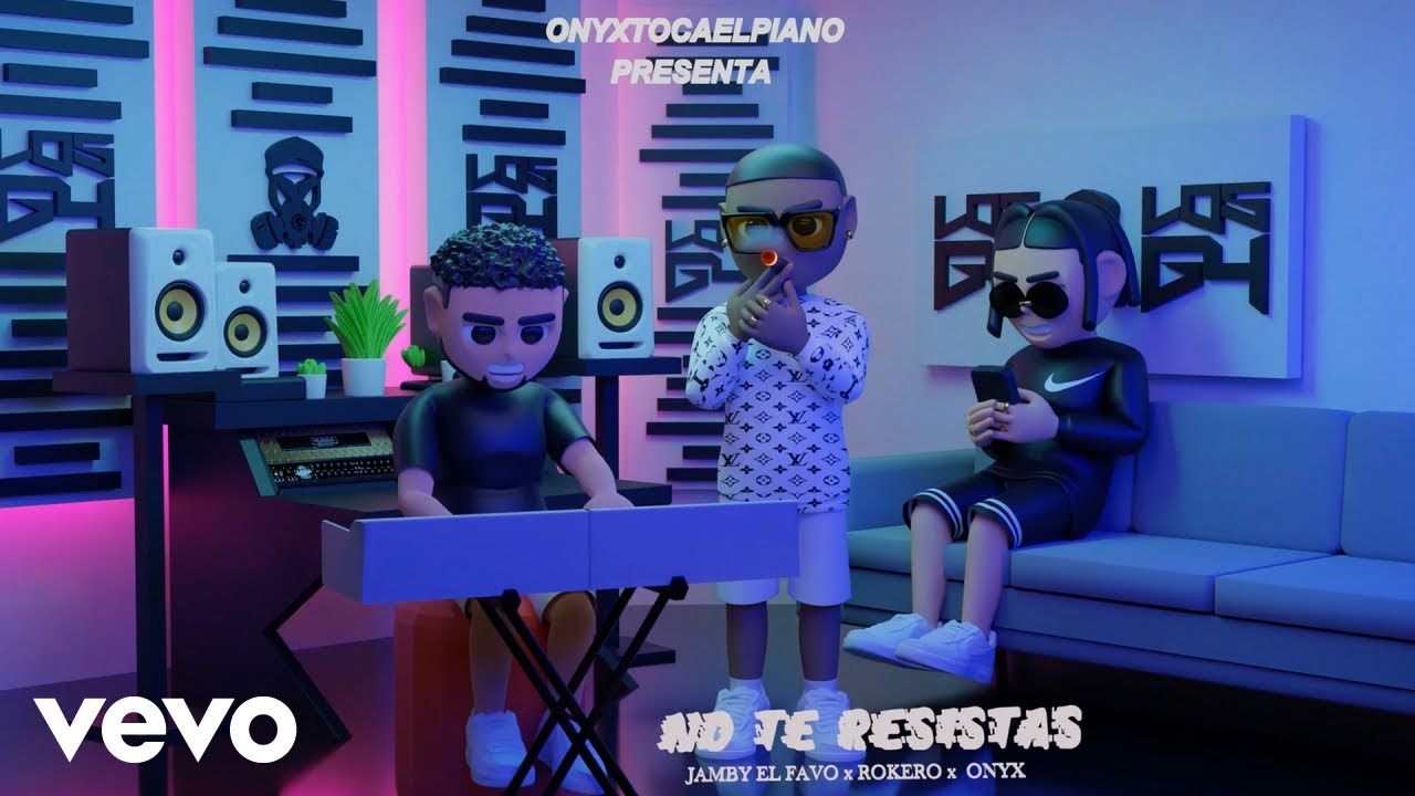Jamby El Favo, Rokero, Onyx Toca El Piano - No Te Resistas (Visualizer)