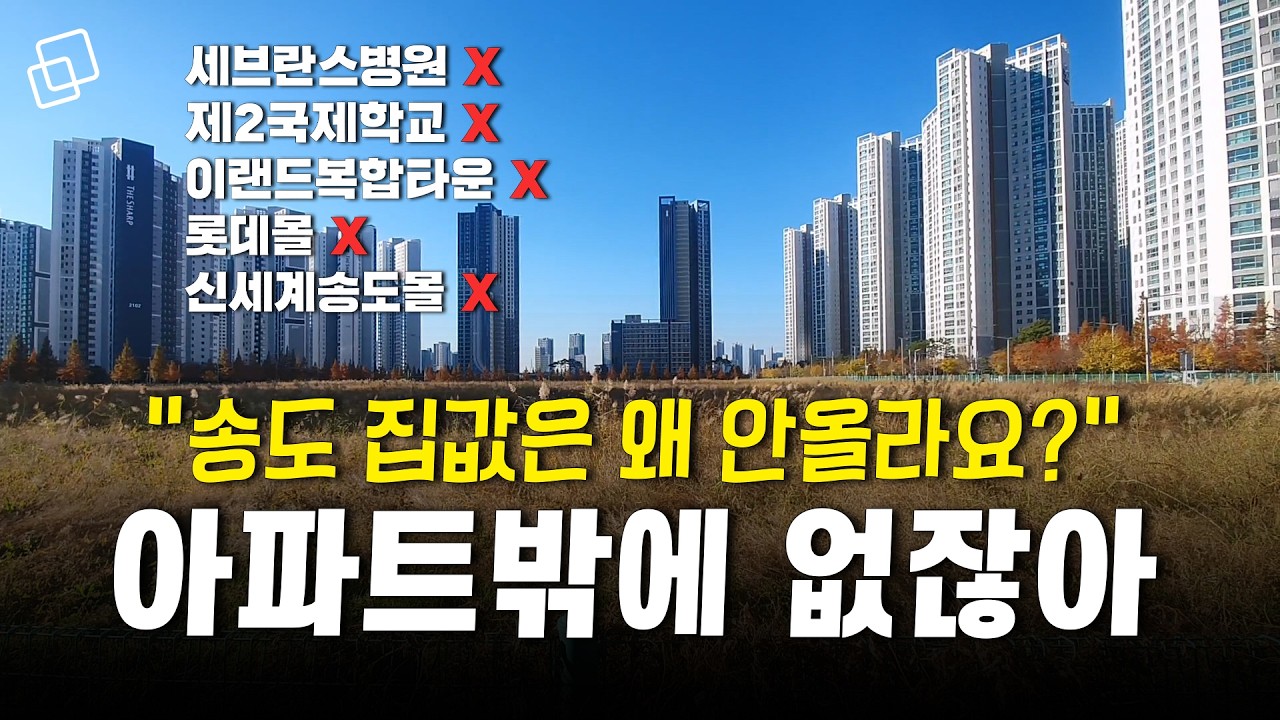 아파트만 헐레벌떡, 인프라는 세월아네월아 [송도 2부]