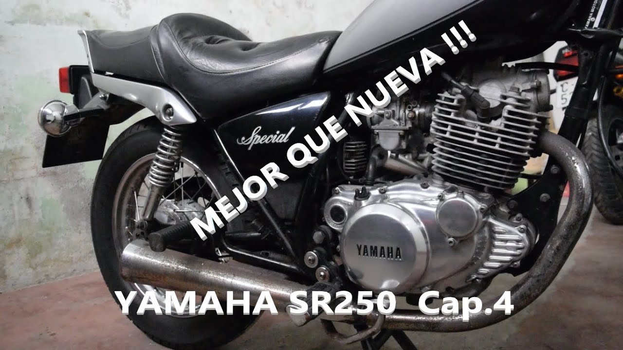 Yamaha SR250 (Cap. 4) Monto las piezas y cambio aceite
