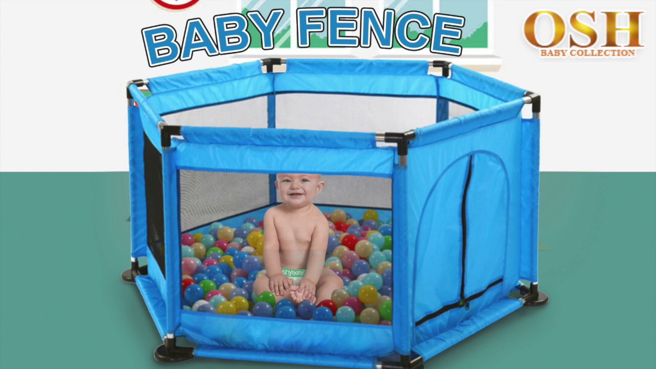 Baby safety playarea baby fence