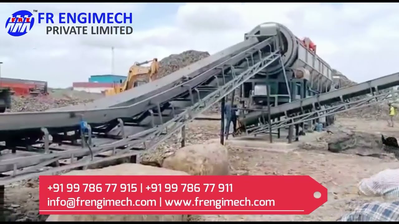 Trommel Screen Plant Manufacturer by FR Engimech Private Limited #trommel #frengimechprivatelimited