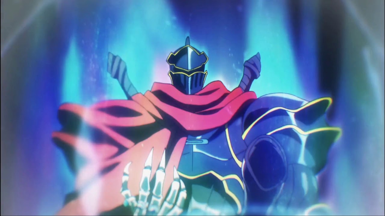 Fluder Paradine kneels before Ainz ooal gown.