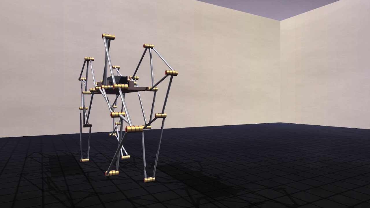 Strandbeest simulation (Jansen's Linkage)