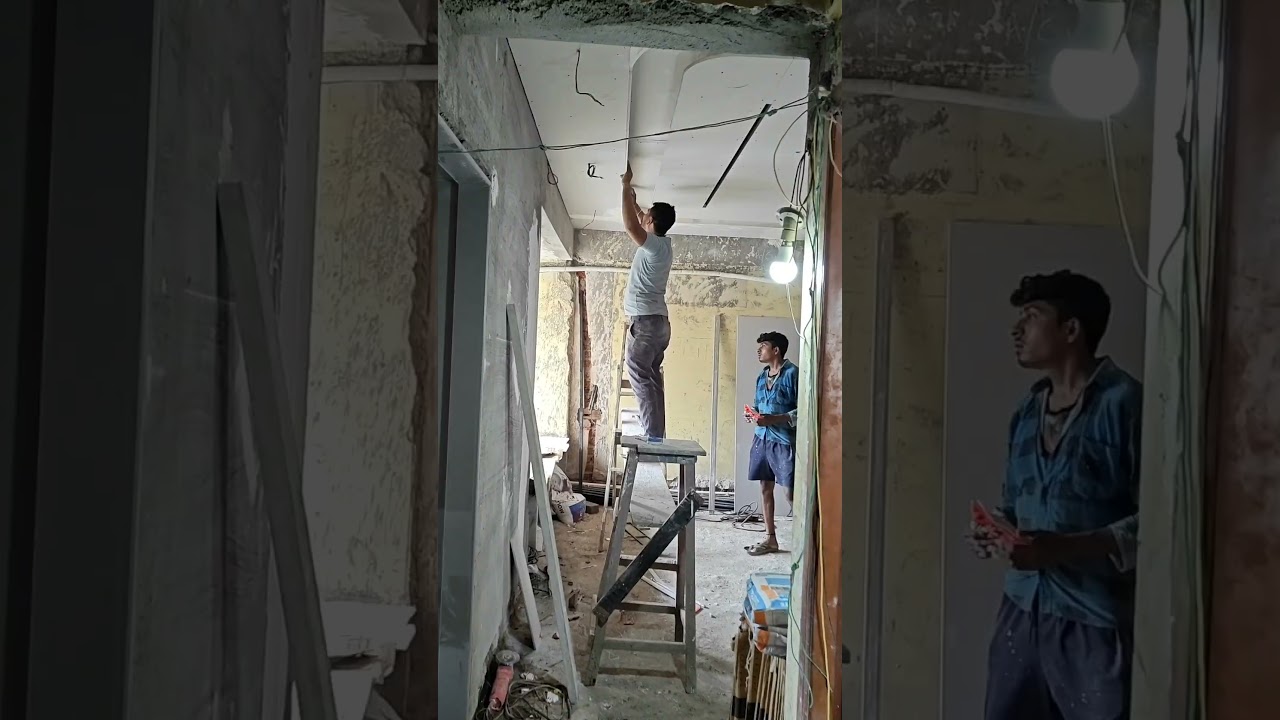 2 BHK flat interior work in progress