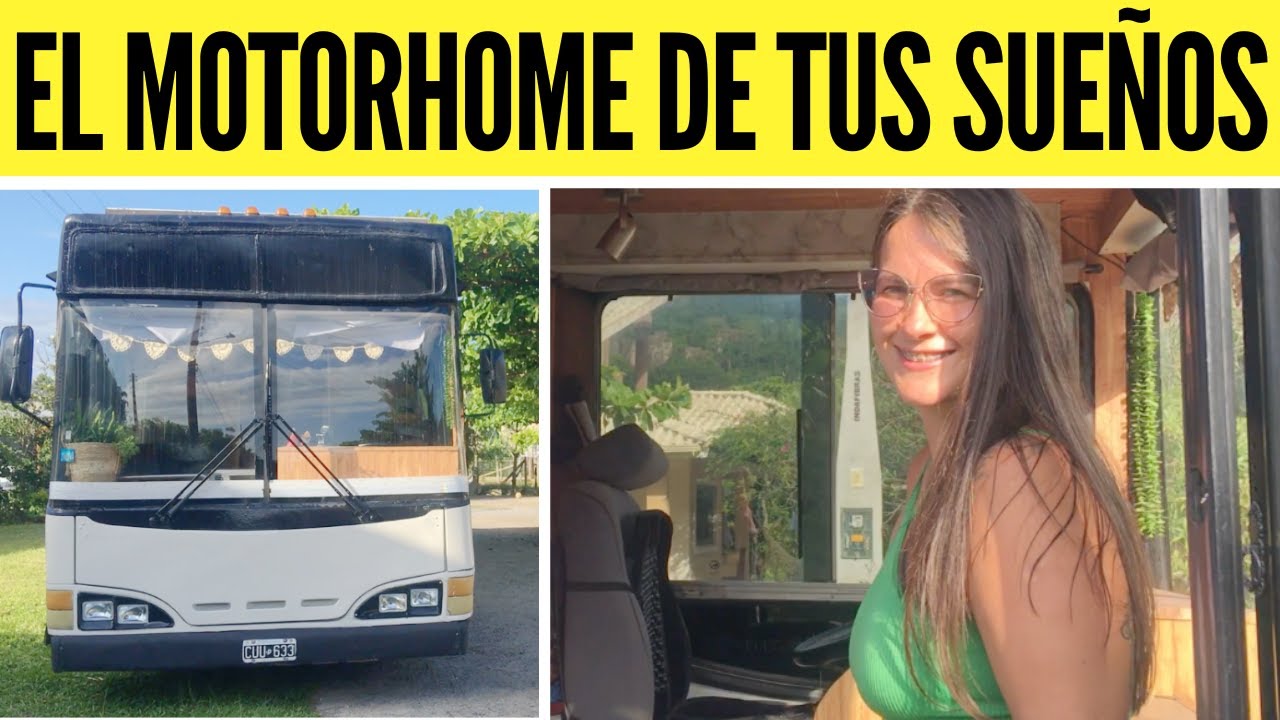 🎁 Un COLECTIVO transformado en una verdadera CASA con ruedas, llevan hasta un c...