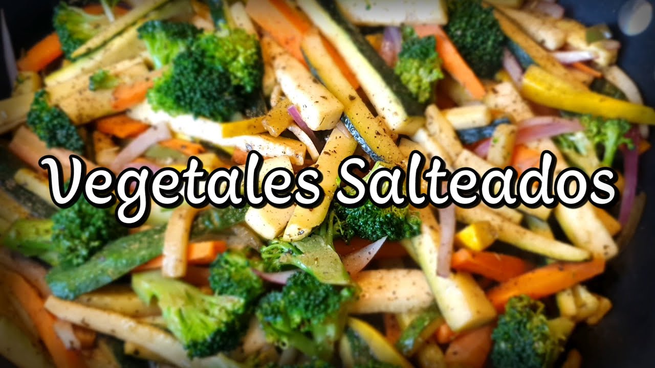 Como hacer VEGETALES SALTEADOS muy ricos!!!