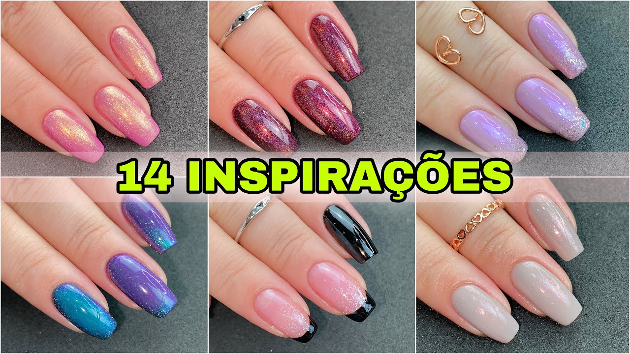14 INSPIRAÇÕES DE UNHAS DECORADAS E MISTURINHAS DE ESMALTE