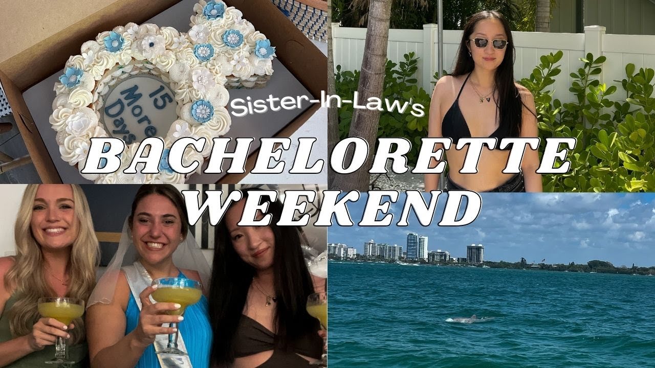 SARASOTA FLORIDA VLOG: Bachelorette trip for my sister-in-law! ✨