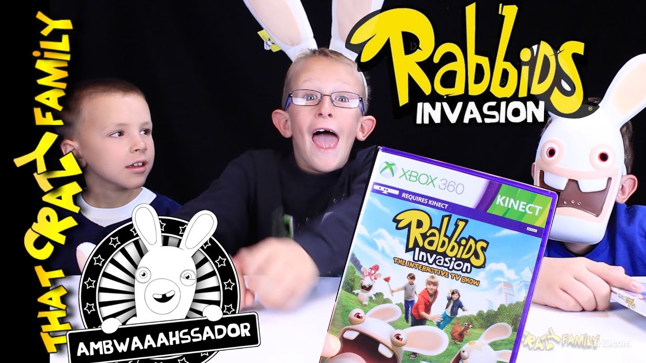 Rabbids Invasion Interactive TV Game Review!! | ThatCrazyFamily