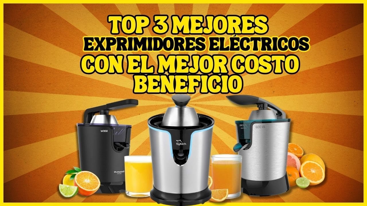 TOP 3 MEJORES EXPRIMIDORES ELÉCTRICOS para comprar en 2023 Calidad y Mejor Precio