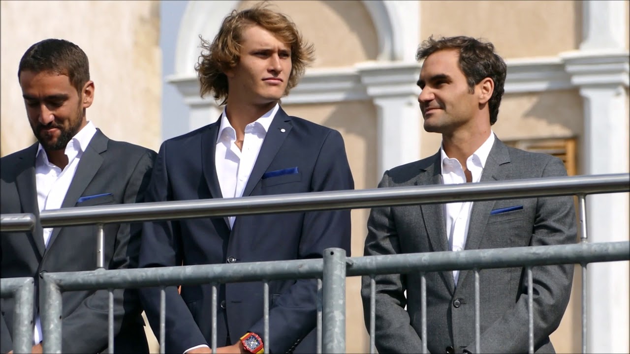 Laver Cup 2017, Opening Ceremony, Prague, Old Town Square, 5 Tennis Legends on one stage