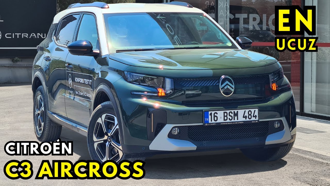 Yeni Citroen C3 Aircross ⚡ Elektrikli & Hibrit SUV Detaylı İnceleme | POV Sürüş | 4K