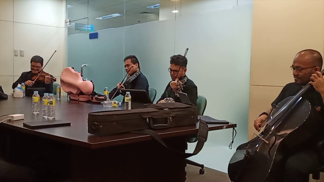 Bohemian Rhapsody by Queen - string quartet rehearsal - String Fusion cover - Manila, Philippines