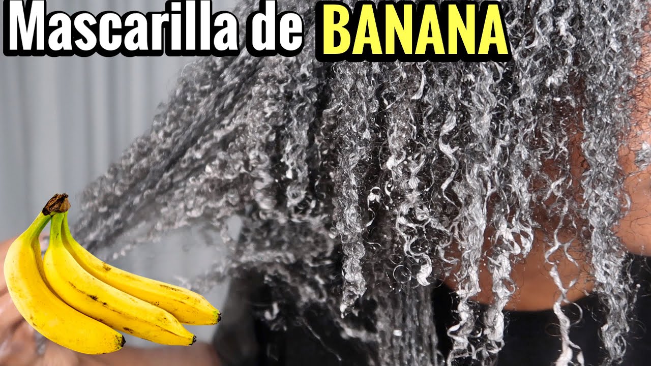 MASCARILLA DE BANANA Y SABILA PARA EL CABELLO SECO Y MALTRATADO || BANANA para el CRECIMIENTO
