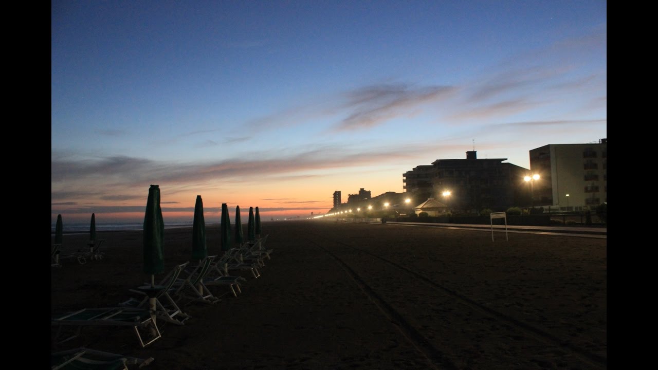 Am Strand von Jesolo Italien
