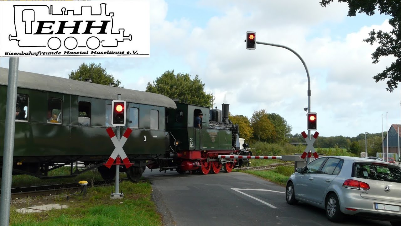 Bahnübergang Haselünne // German Railroad crossing // Duitse Spoorwegovergang
