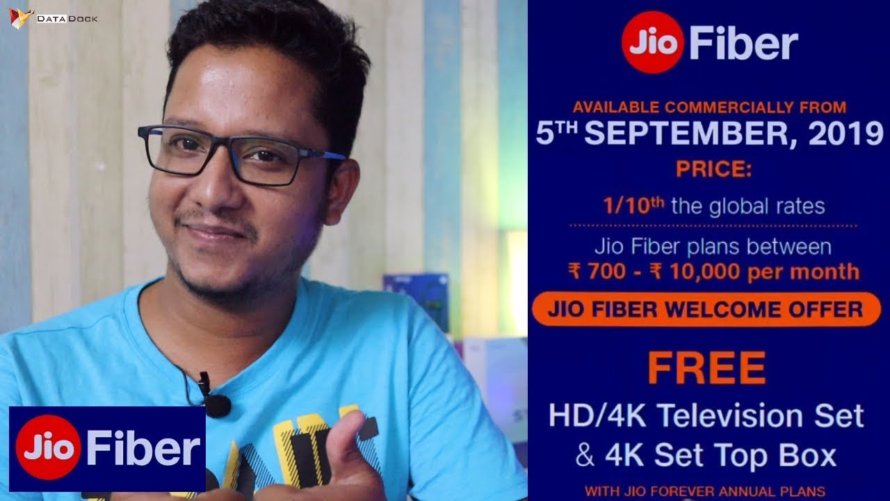 Jio Fiber Welcome Offer | Unlimited Free Calling, FIFA 19 Game, 1GBPS Internet Plan Starts Rs.700/-