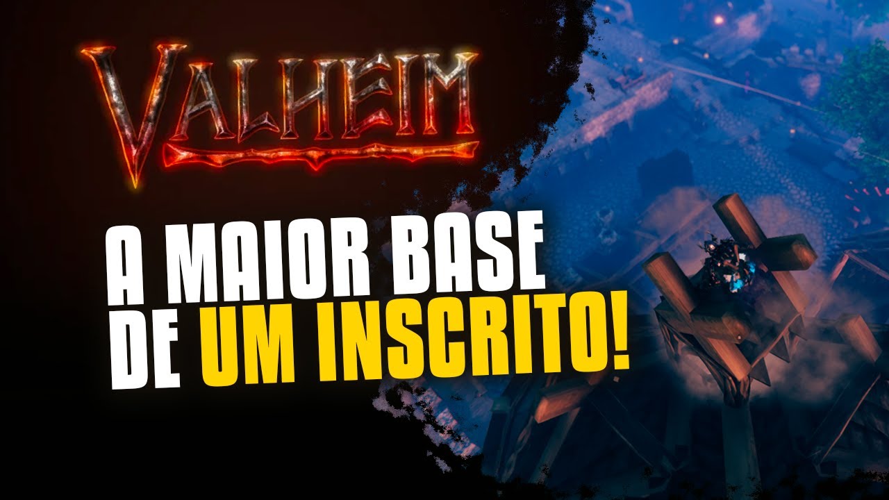 Base Muito Protegida e Muito grande! Jogando com Inscritos #2 - Valheim