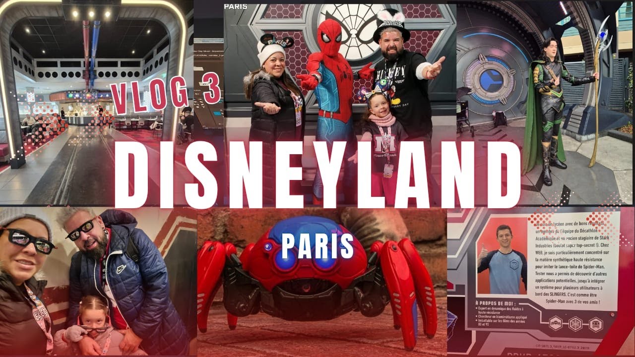 Disneyland París| 2025| Vlog 3: PYM Kitchen ¿Vale la pena?| Spiderman W.E.B y más