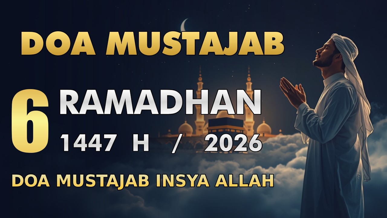 Doa Menyambut Bulan Ramadhan Merdu Terbaru 2026 || Lirik Arab dan Terjemah