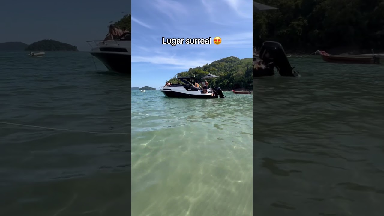 Esse lugar &eacute; surreal em Ubatuba, praia da justa #praia